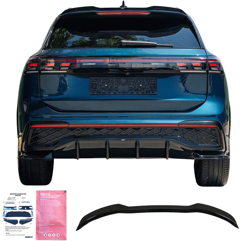 Oneway Dachspoiler (Cap) passend für Volkswagen Tiguan III (CT1) 2024- - Schwarz glänzend