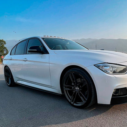 Oneway Satz Seitenschweller passend für BMW 3er F30 M-Sport 2012-2019 - Schwarz glänzend
