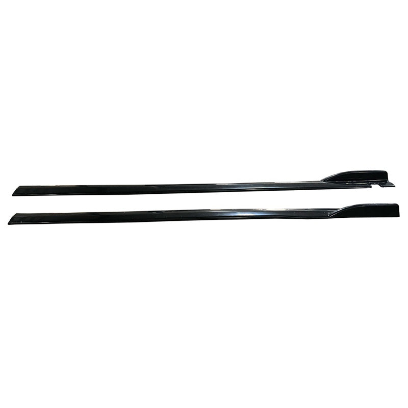 Oneway Satz Seitenschweller - Universal - Länge 190cm - Schwarz glänzend