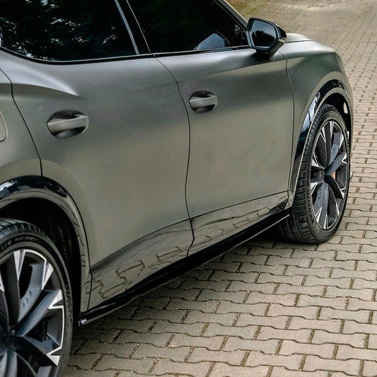 Oneway Satz Seitenschweller passend für Cupra Formentor 2020-2024 & Facelift 2024- - Schwarz glänzend