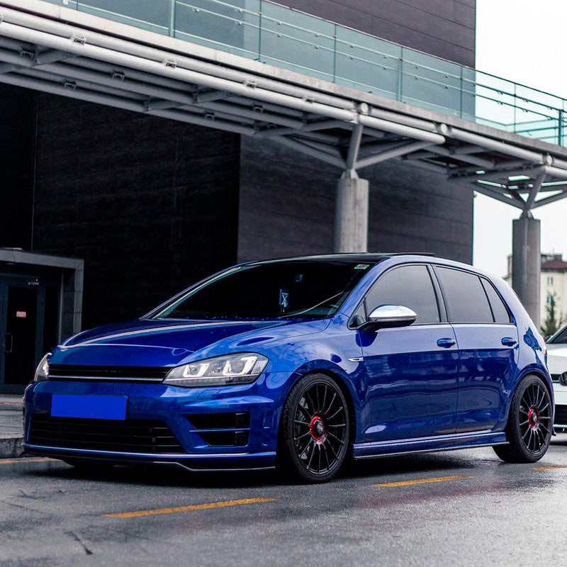 Oneway Satz Seitenschweller passend für Volkswagen Golf VII HB/Variant R 2013-2016 - Schwarz glänzend