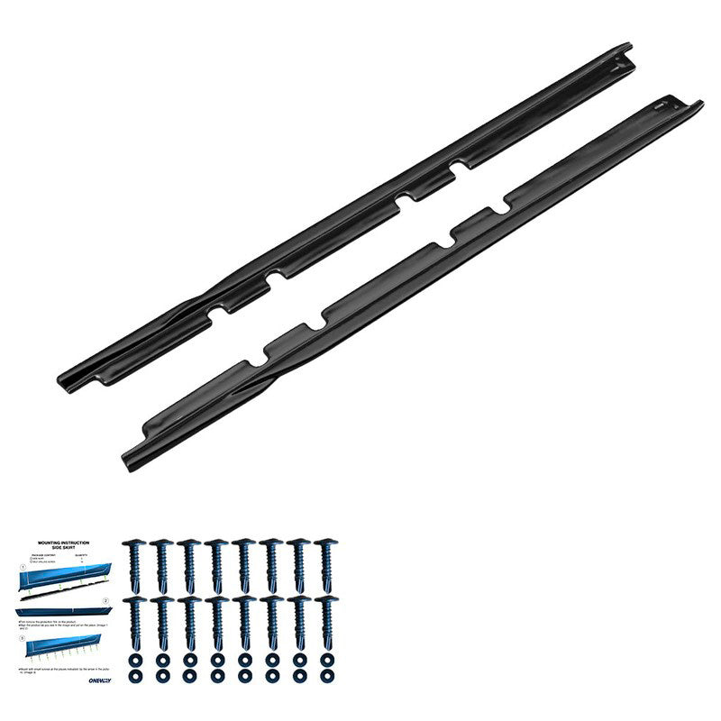 Oneway Satz Seitenschweller passend für Seat Leon IV HB/ST FR & Cupra Leon HB/ST 2020- - Schwarz glänzend