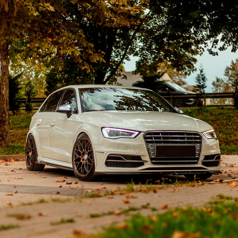 Oneway Satz Seitenschweller passend für Audi S3 8V/8V Facelift Sportback 2013-2020 - Schwarz glänzend