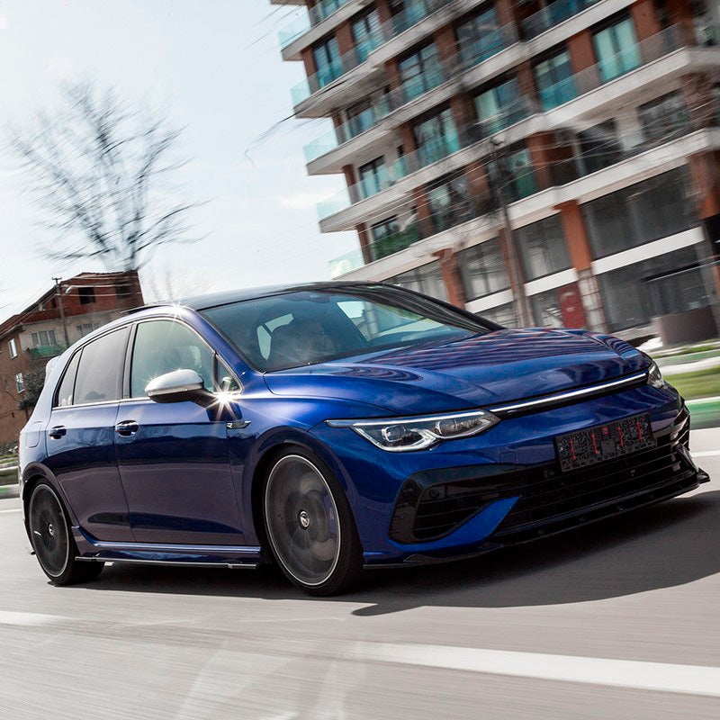 Oneway Satz Seitenschweller passend für Volkswagen Golf VIII HB/Variant R 2020- - Schwarz glänzend