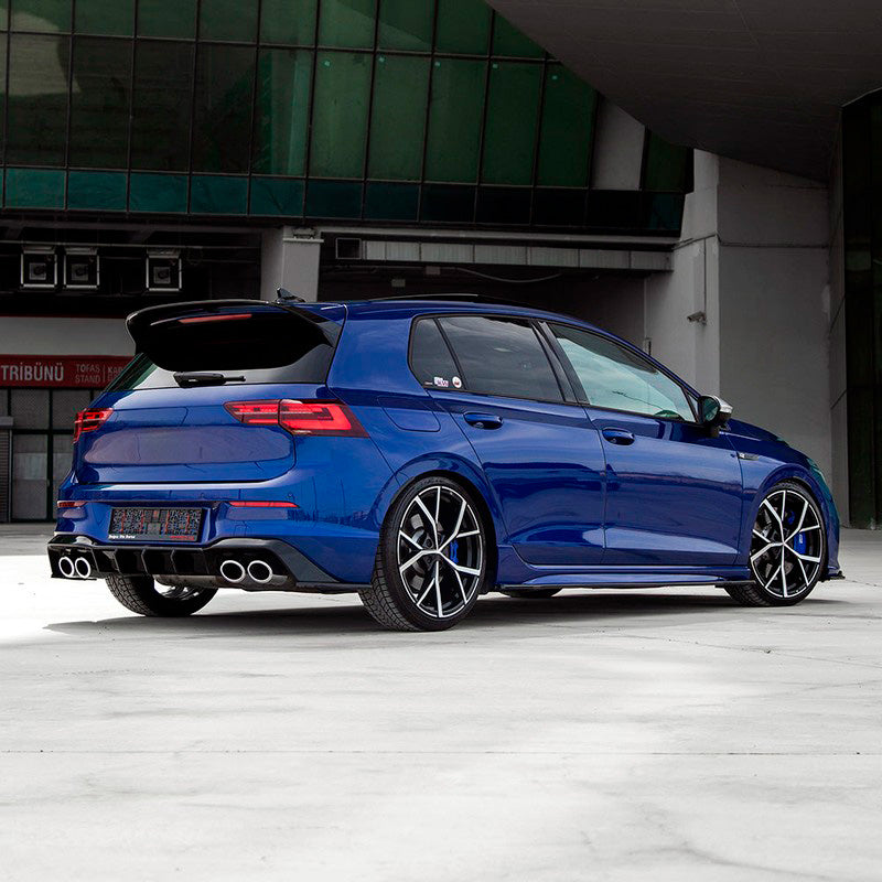 Oneway Satz Seitenschweller passend für Volkswagen Golf VIII HB/Variant R 2020- - Schwarz glänzend