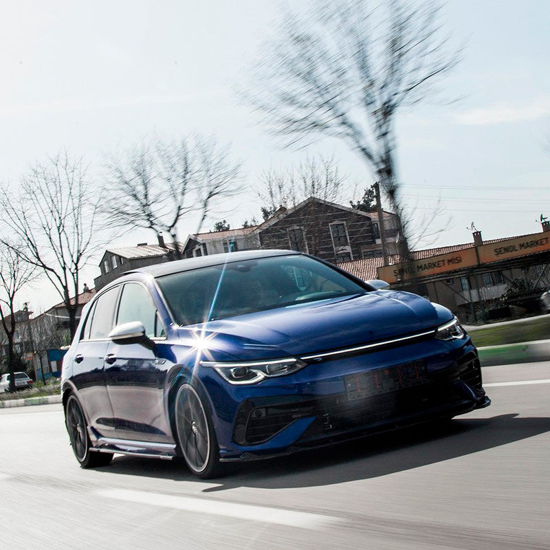 Oneway Satz Seitenschweller passend für Volkswagen Golf VIII HB/Variant R 2020- - Schwarz glänzend