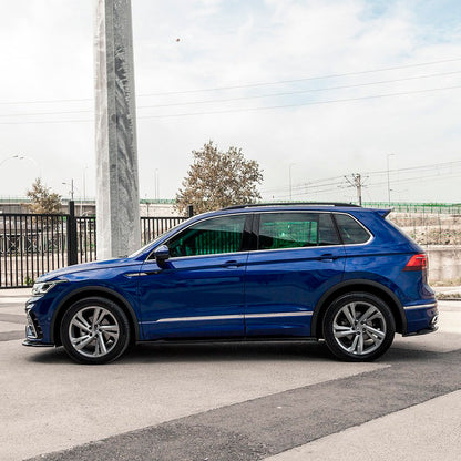 Oneway Satz Seitenschweller passend für Volkswagen Tiguan II R/R-Line Facelift 2020-2024 - Schwarz glänzend