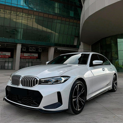 Oneway Satz Seitenschweller passend für BMW 3er G20/G21 M-Pack/M340i 2018-2022 & 2022- - Schwarz glänzend