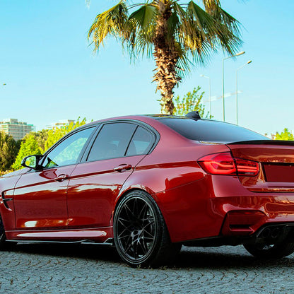 Oneway Satz Seitenschweller passend für BMW M3 F80 2014-2018 - Schwarz glänzend