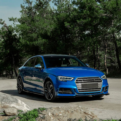 Oneway Satz Seitenschweller passend für Audi S3 8V/8V Facelift Limousine/Cabrio 2013-2020 - Schwarz glänzend