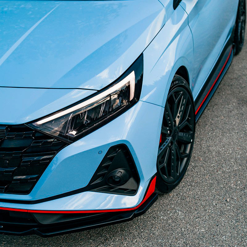 Oneway Satz Seitenschweller passend für Hyundai I20 N MK3 2020- - Schwarz glänzend