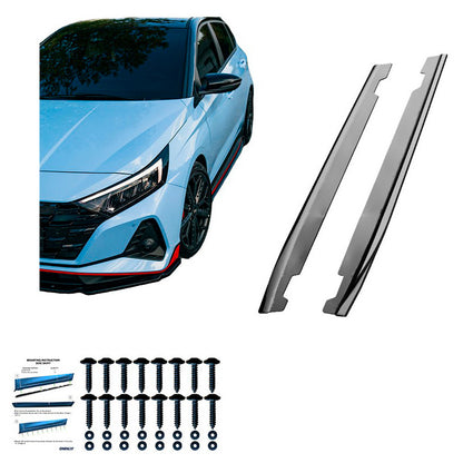 Oneway Satz Seitenschweller passend für Hyundai I20 N MK3 2020- - Schwarz glänzend