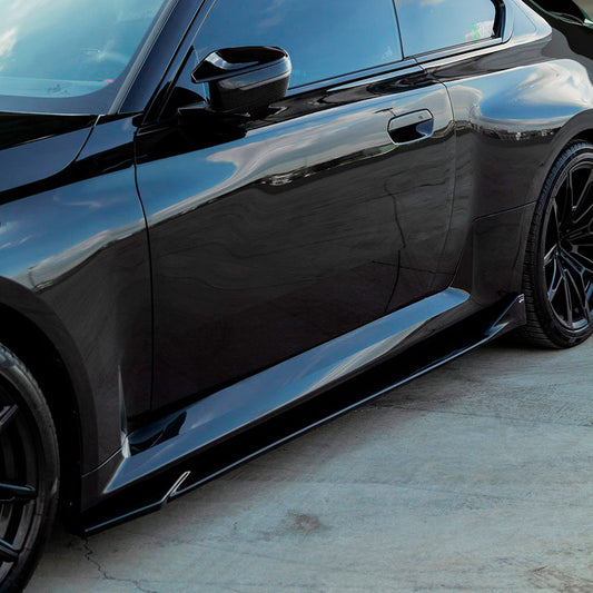 Oneway Satz Seitenschweller passend für BMW M2 G87 Coupe 2023- - Schwarz glänzend