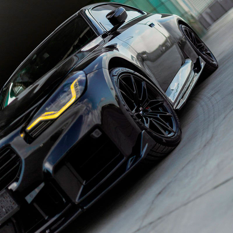 Oneway Satz Seitenschweller passend für BMW M2 G87 Coupe 2023- - Schwarz glänzend