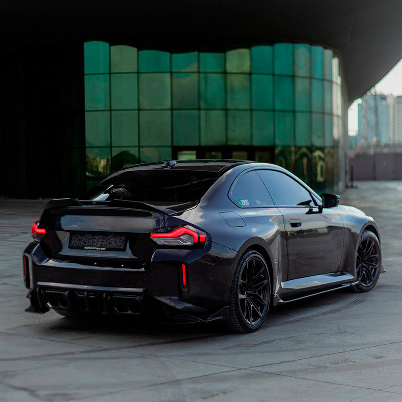Oneway Satz Seitenschweller passend für BMW M2 G87 Coupe 2023- - Schwarz glänzend