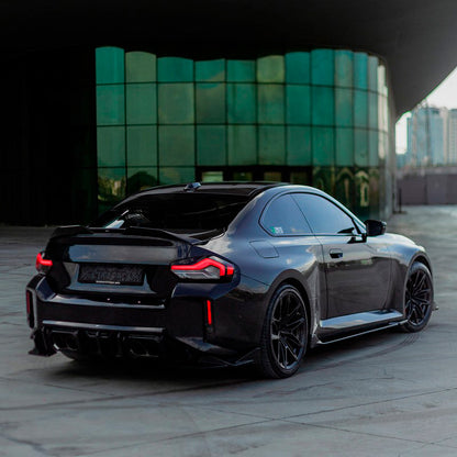 Oneway Satz Seitenschweller passend für BMW M2 G87 Coupe 2023- - Schwarz glänzend