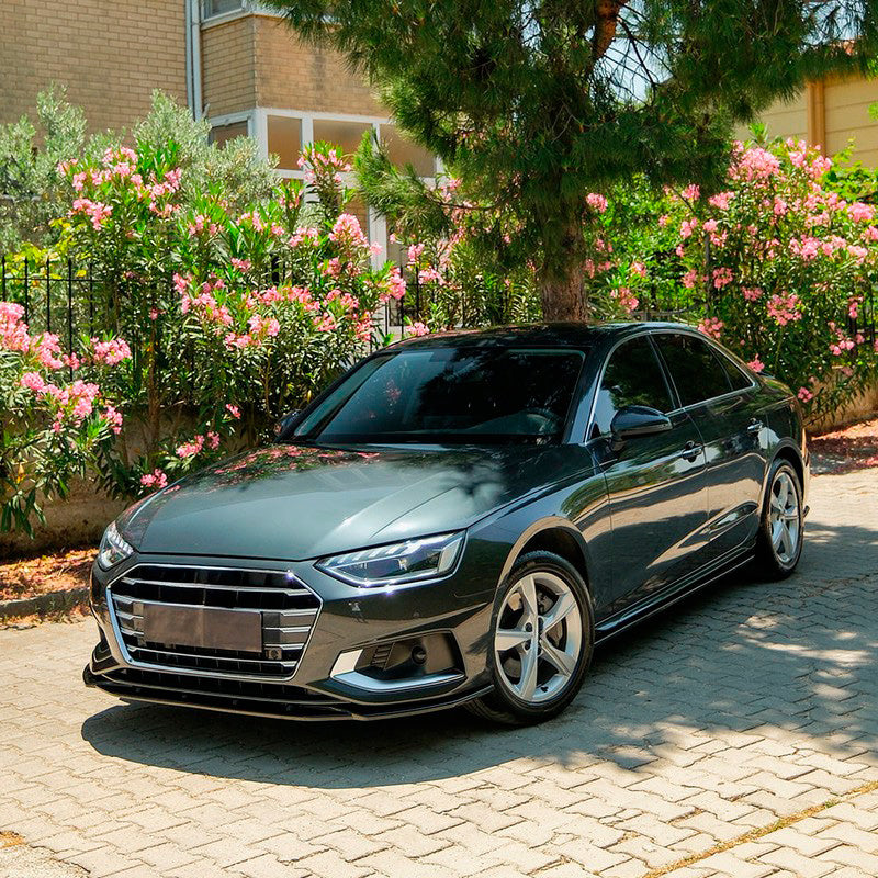 Oneway Satz Seitenschweller passend für Audi A4 (B9) Limousine/Avant Facelift 2019-2024 - Schwarz glänzend