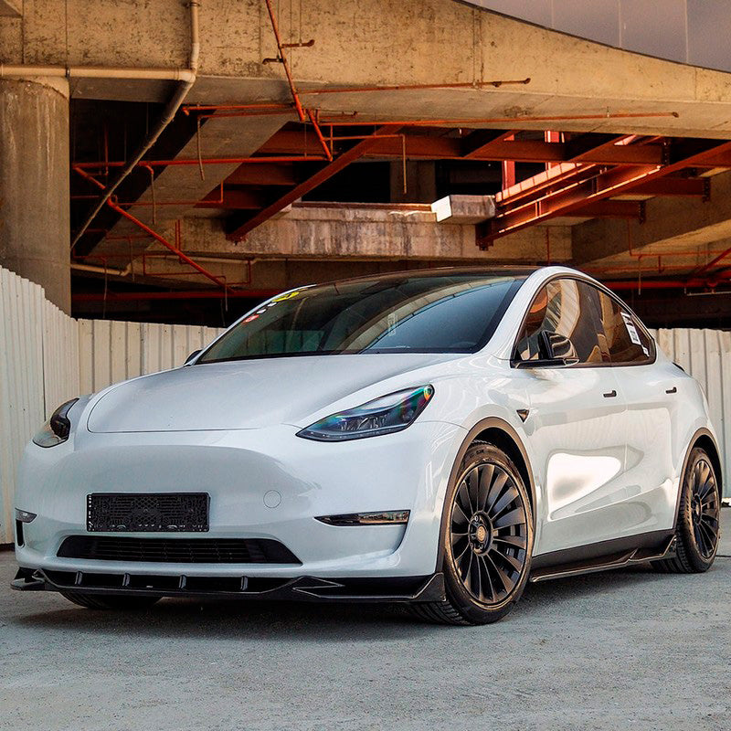 Oneway Satz Seitenschweller passend für Tesla Model Y 2019-2025 - Schwarz glänzend