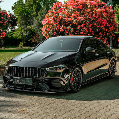 Oneway Satz Seitenschweller passend für Mercedes CLA (C118/X118) Coupe/Shooting Brake CLA35/CLA45 AMG 2019-2023 - Schwarz ...