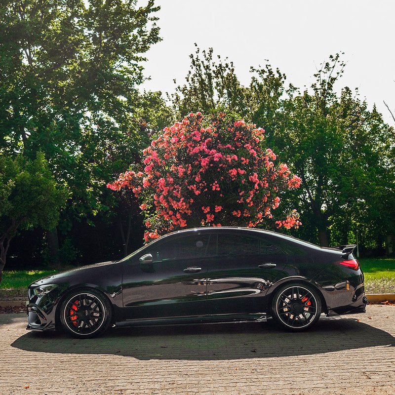 Oneway Satz Seitenschweller passend für Mercedes CLA (C118/X118) Coupe/Shooting Brake CLA35/CLA45 AMG 2019-2023 - Schwarz ...