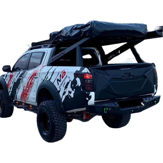 Oneway Heckklappenschutz passend für Mitsubishi L200 Triton 5/6 2015- - Mattschwarz