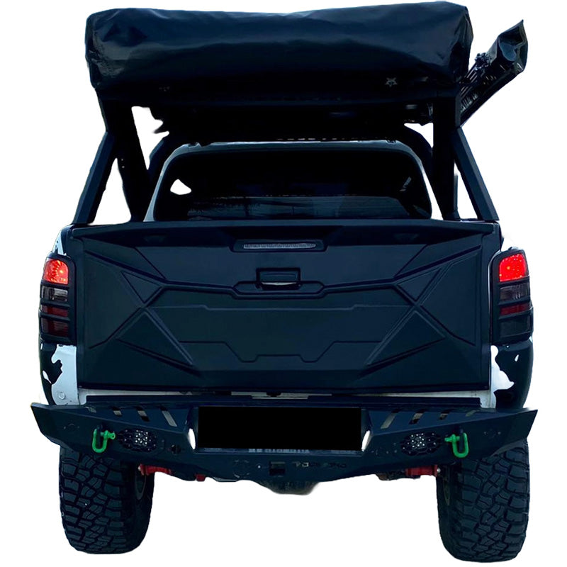 Oneway Heckklappenschutz passend für Mitsubishi L200 Triton 5/6 2015- - Mattschwarz