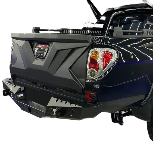 Oneway Heckklappenschutz passend für Mitsubishi L200 Triton 4 2010-2014 - Mattschwarz