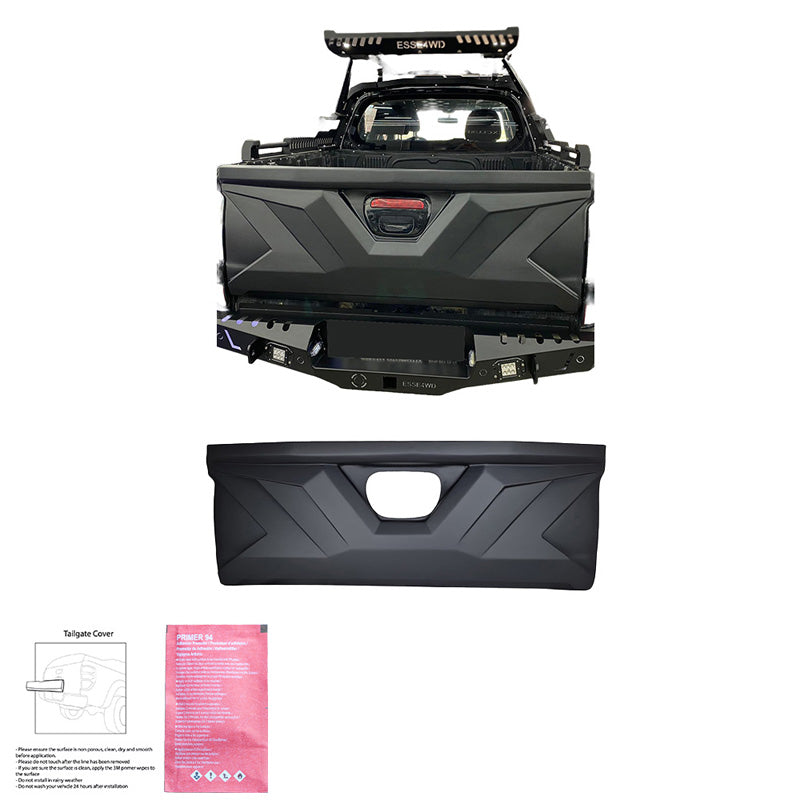 Oneway Heckklappenschutz passend für Mitsubishi L200 Triton 4 2010-2014 - Mattschwarz