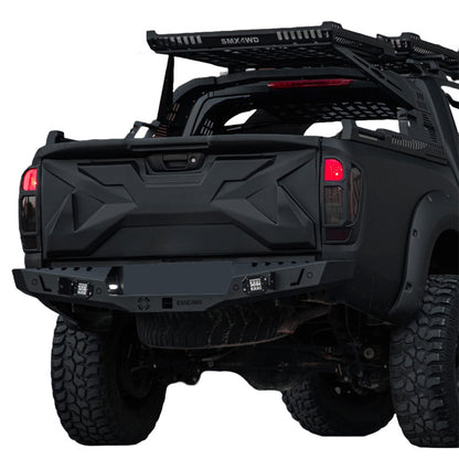 Oneway Heckklappenschutz passend für Nissan Navara NP300 (D23) 2014-2021 - Mattschwarz