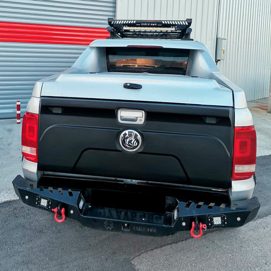 Oneway Heckklappenschutz passend für Volkswagen Amarok MK1 2010-2022 - Mattschwarz