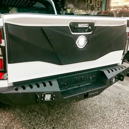Oneway Heckklappenschutz passend für Nissan Navara NP300 (D23) 2014-2021 - Version 2 - Mattschwarz