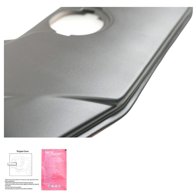 Oneway Heckklappenschutz passend für Nissan Navara NP300 (D23) 2014-2021 - Version 2 - Mattschwarz