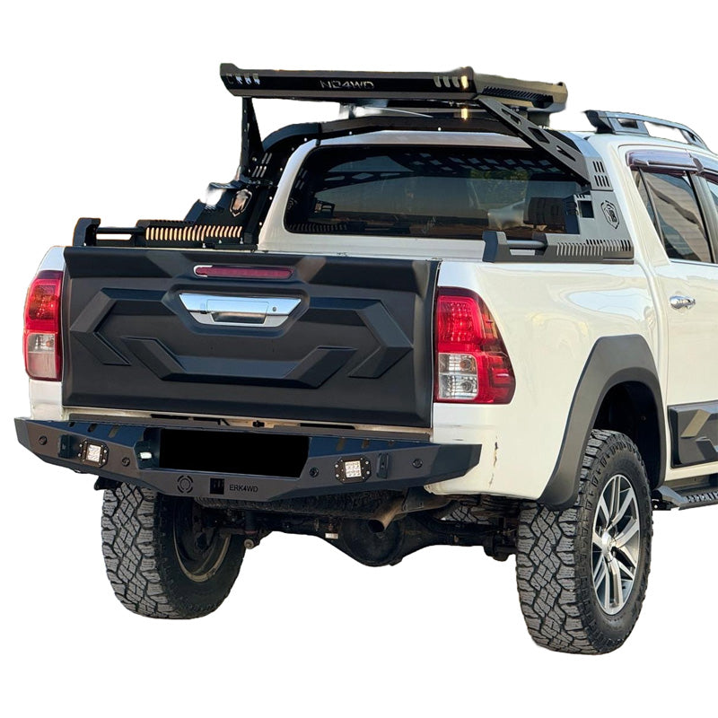 Oneway Heckklappenschutz passend für Toyota Hilux 8.Gen. 2015-2020 - Mattschwarz
