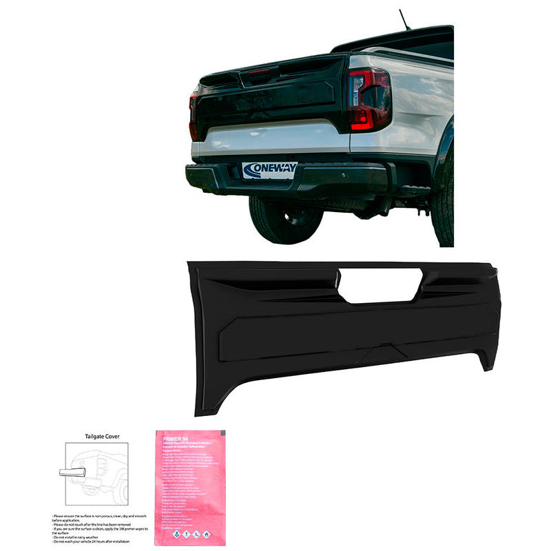 Oneway Heckklappenschutz passend für Ford Ranger T9 2022- - Schwarz glänzend
