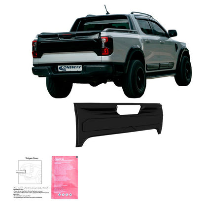 Oneway Heckklappenschutz passend für Ford Ranger T9 2022- - Schwarz glänzend