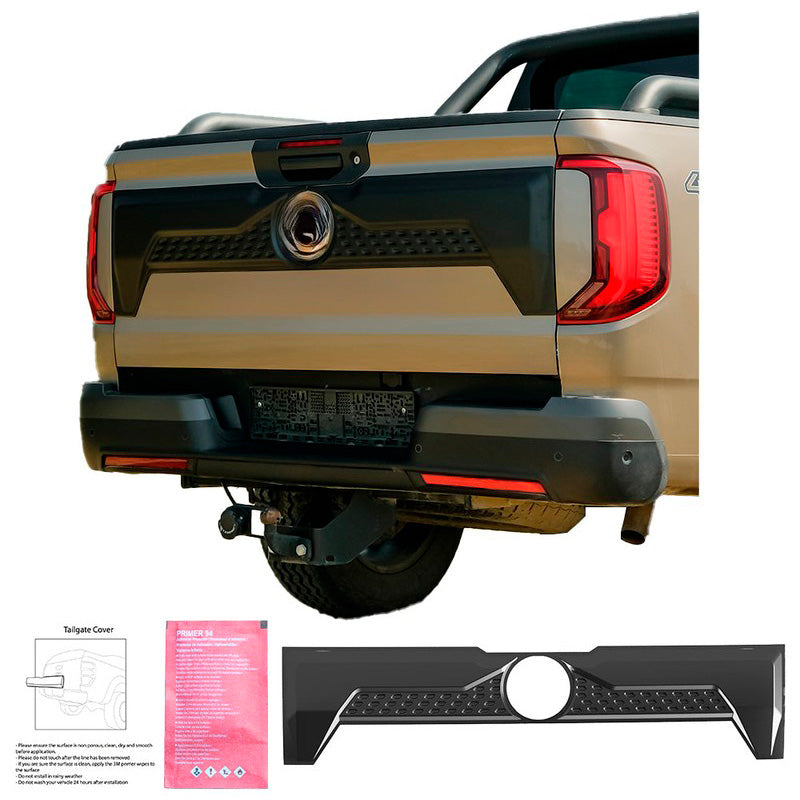 Oneway Heckklappenschutz passend für Volkswagen Amarok MK2 2022- - Mattschwarz