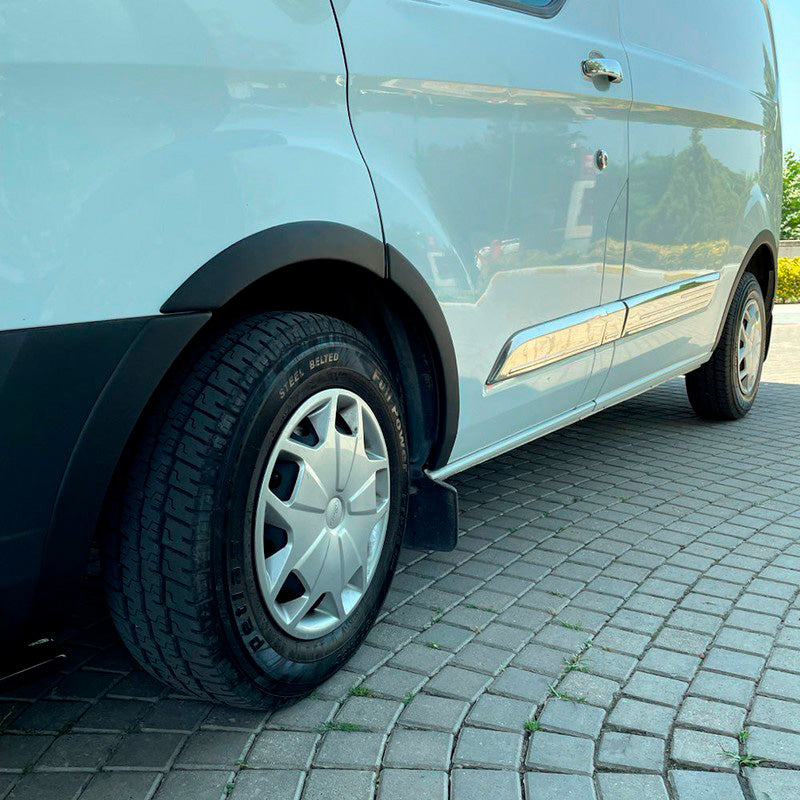 Oneway Satz Radlaufleisten passend für Ford Transit Custom MK1 2012-2018 - Mattschwarz