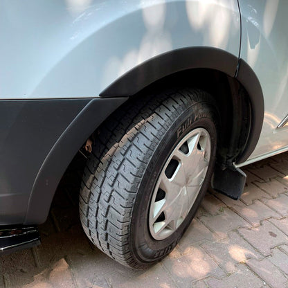 Oneway Satz Radlaufleisten passend für Ford Transit Custom MK1 2012-2018 - Mattschwarz