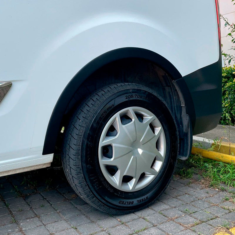 Oneway Satz Radlaufleisten passend für Ford Transit Custom MK1 2012-2018 - Mattschwarz