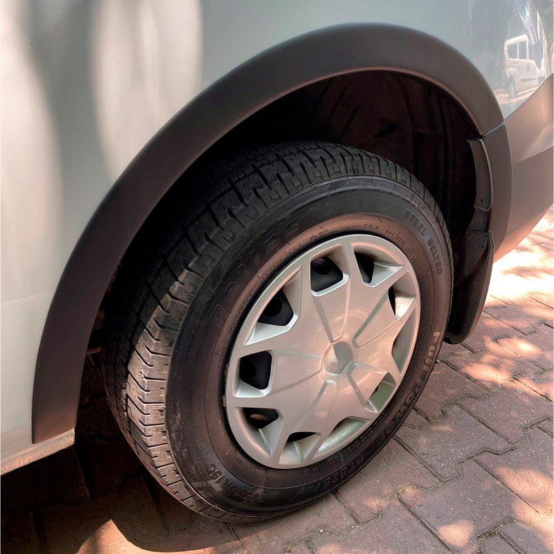 Oneway Satz Radlaufleisten passend für Ford Transit Custom MK1 2012-2018 - Mattschwarz