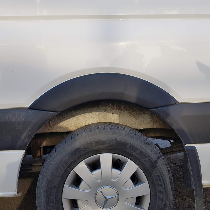 Oneway Satz Radlaufleisten passend für Mercedes Sprinter W906 2006-2013 - Mattschwarz