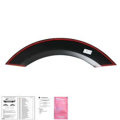 Oneway Satz Radlaufleisten passend für Mercedes Sprinter W906 2006-2013 - Mattschwarz