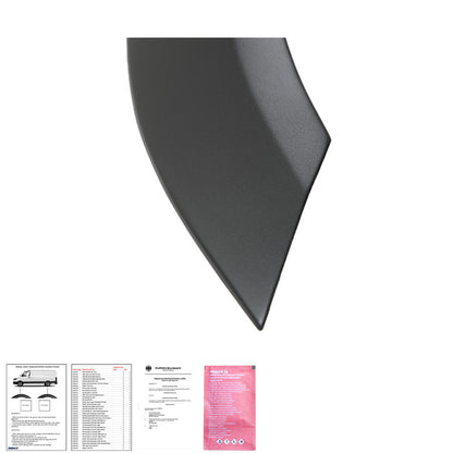 Oneway Satz Radlaufleisten passend für Mercedes Sprinter W906 2006-2013 - Mattschwarz