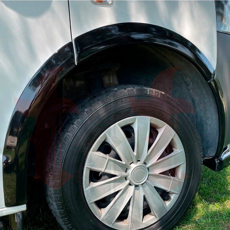 Oneway Satz Radlaufleisten passend für Volkswagen Transporter T5/T5.1 2003-2015 (Kurzer & Langer Radstand) - Schwarz glänzend