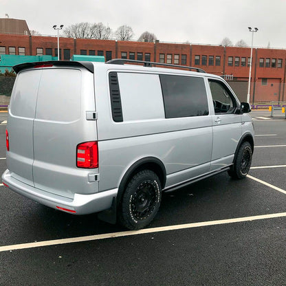 Oneway Satz Radlaufleisten passend für Volkswagen Transporter T6 2015-2019 (Kurzer Radstand) - Mattschwarz