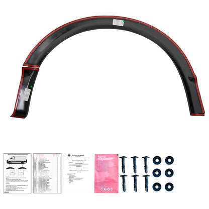 Oneway Satz Radlaufleisten passend für Volkswagen Transporter T5/T5.1 2003-2015 (Langer Radstand) - Schwarz glänzend
