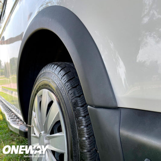 Oneway Satz Radlaufleisten passend für Volkswagen Transporter T5/T5.1 2003-2015 (Langer Radstand) - Mattschwarz