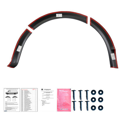 Oneway Satz Radlaufleisten passend für Volkswagen Transporter T5/T5.1 2003-2015 (Langer Radstand) - Mattschwarz