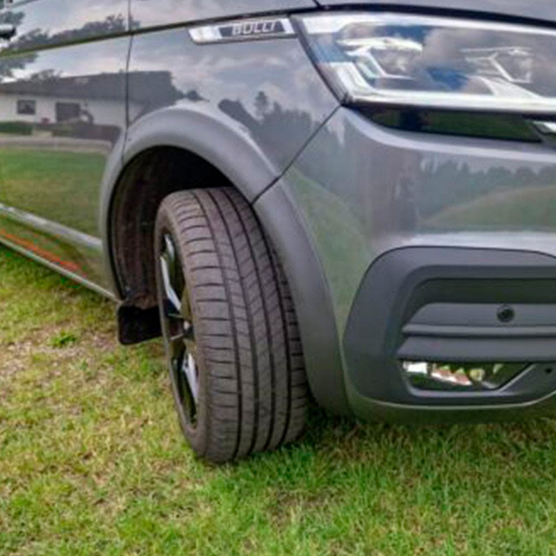Oneway Satz Radlaufleisten passend für Volkswagen Transporter T6.1 2020-2022 (Kurzer Radstand) - Mattschwarz