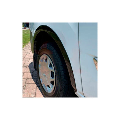 Oneway Satz Radlaufleisten passend für Ford Transit Custom MK1 Facelift 2018-2023 - Schwarz glänzend